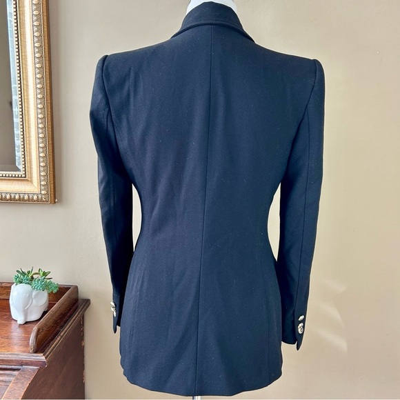ZARA Double Breasted Blazer Jacket Black Blogger Favorite Size Small S - Picture 8 of 16